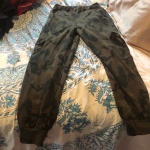 Camo Joggers.